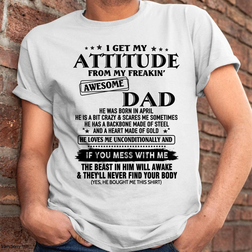 April - Gift For Son and Daughter From Dad - NGHL04 - (SKU-TDADC-04)