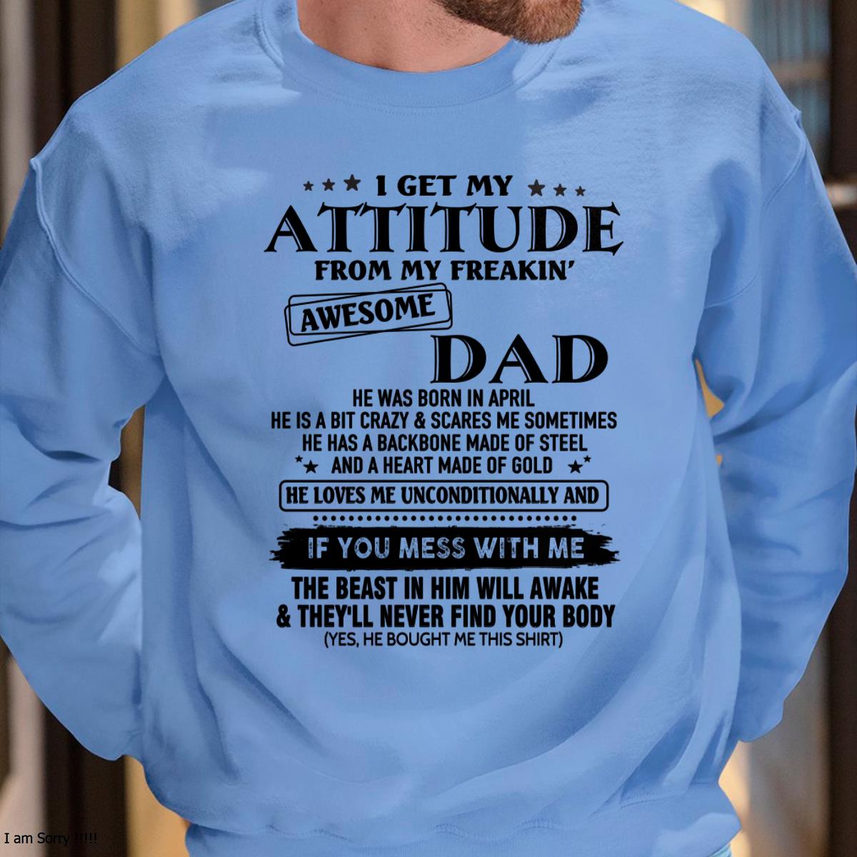 April - Gift For Son and Daughter From Dad - NGHL04 - (SKU-TDADC-04)