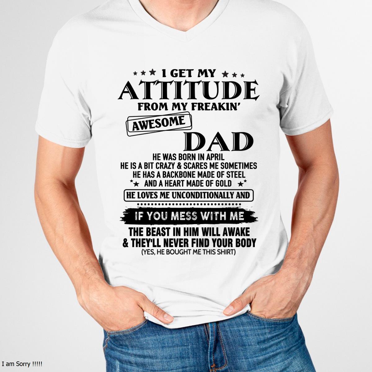 April - Gift For Son and Daughter From Dad - NGHL04 - (SKU-TDADC-04)