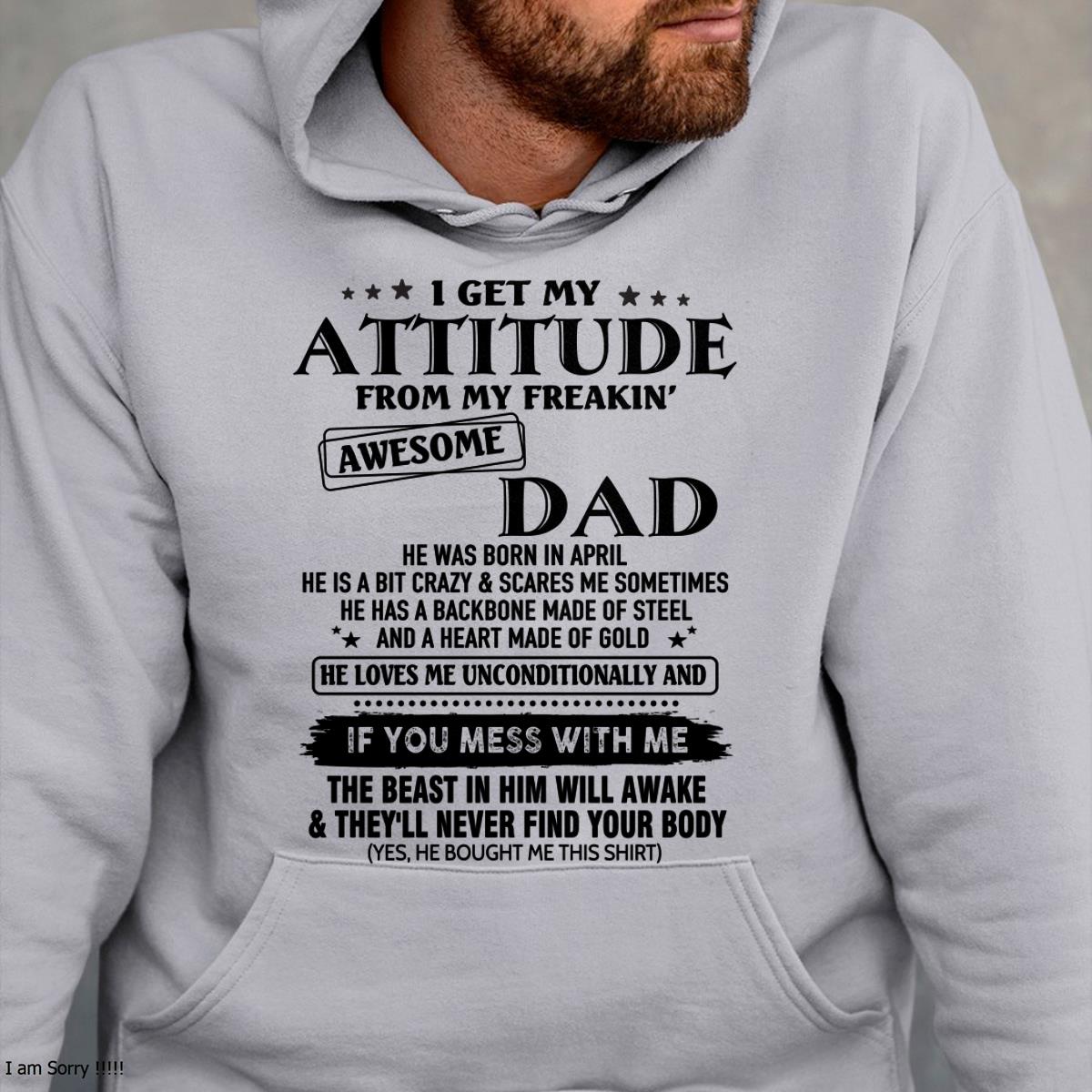 April - Gift For Son and Daughter From Dad - NGHL04 - (SKU-TDADC-04)