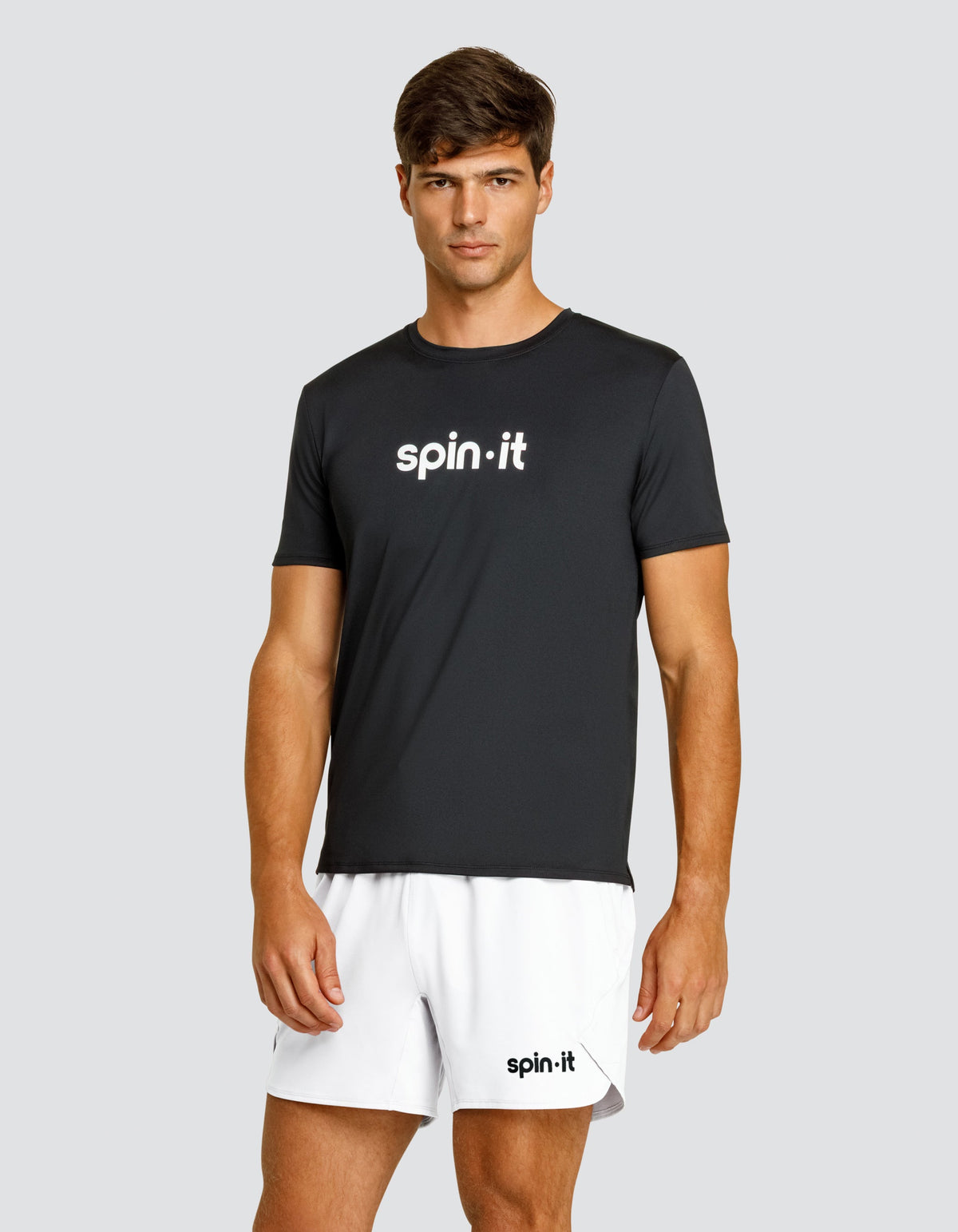 BEN SHORT SLEEVE TOP - ONYX BLACK LOGO