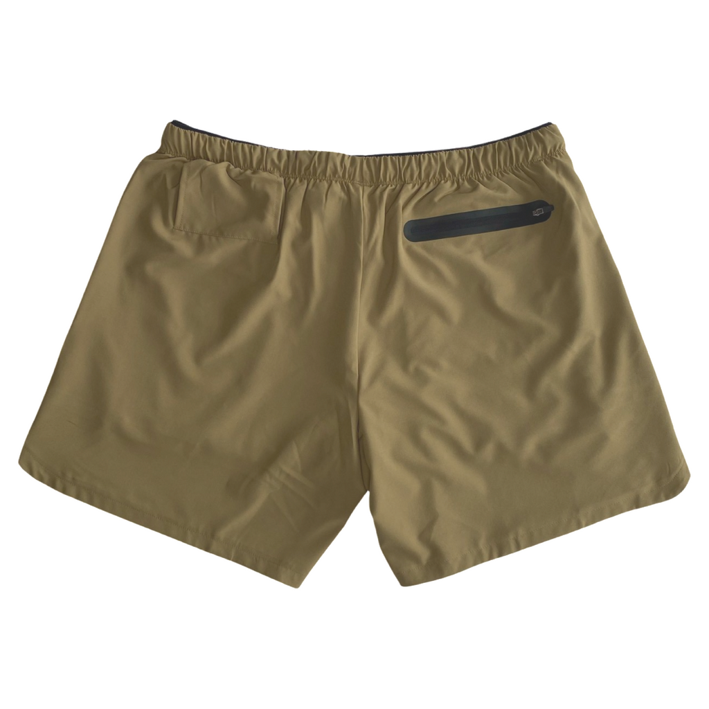 BLACKOUT BARBELL Pro Short (Sand) in sand — back view
