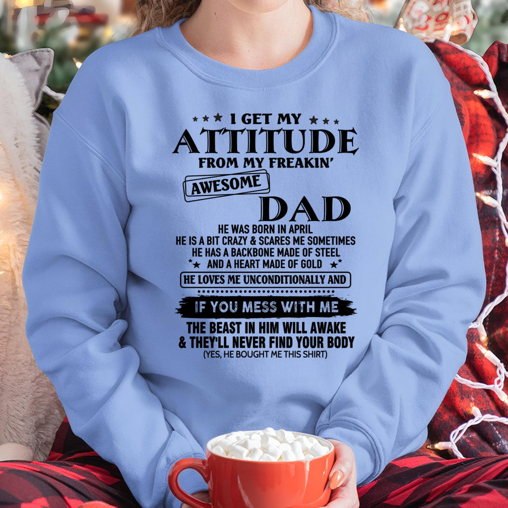 April - Gift For Son and Daughter From Dad - NGHL04 - (SKU-TDADC-04)