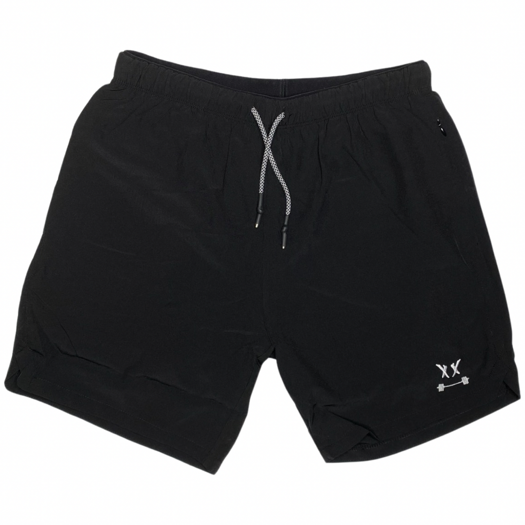 BLACKOUT BARBELL Pro Short (Black) in black — front view