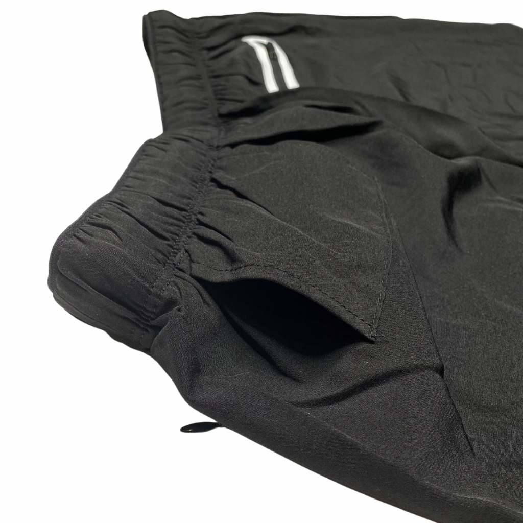 BLACKOUT BARBELL Pro Short (Black) in black — back view